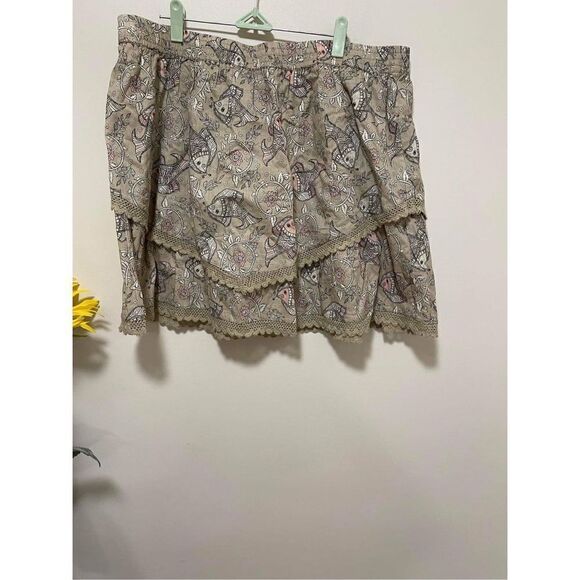Anthropologie x Let Me Be Kenna Mini Skirt Size 10P - Picture 6 of 9